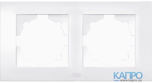 РАМКА 2-я Abb Cosmo 612-010200-226 белый