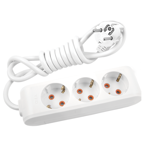 Удлинитель 3 гнезда 3 метра с з/к Vi-ko Multi-Let 90114303