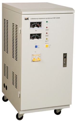 Стабілізатор напруги 1-фаз.електро-механіч.стаціонарний 160-250V іЕК СНИ1-20 кВА IVS10-1-20000