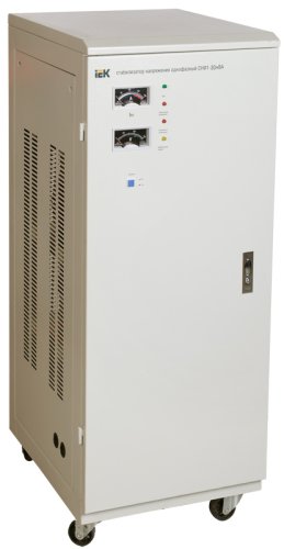 Стабилизатор напряжения 1-фаз.электро-механич.стационарный 160-250V ИЭК СНИ1-30 кВА IVS10-1-30000