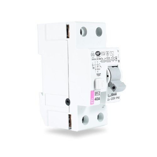 Диф.реле 2-п ETI 10kA A EFI-2 80/0,1A 2063525