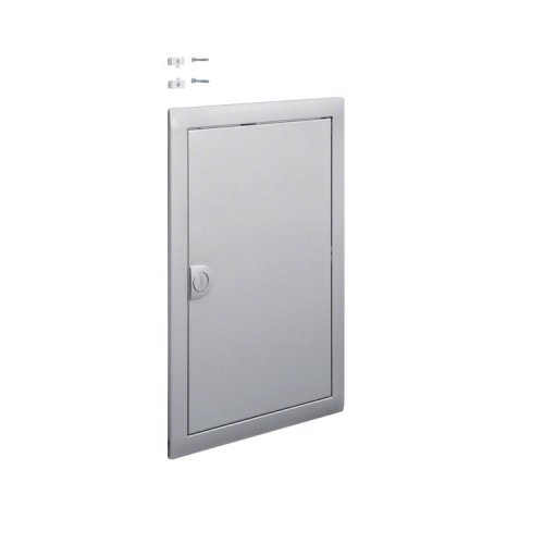 Двери с рамкой белый алюминий для 2-ряд.VOLTA Hager VZ322N