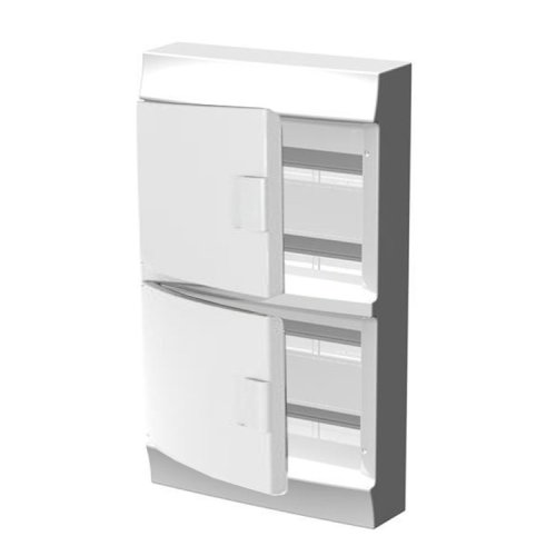 Щит накладний 72-мод. IP41 MISTRAL41W (650°), непрозорі дверцята, с клемами