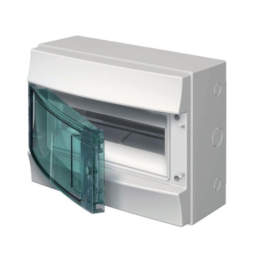 Щит накладний 12-мод. IP65 Mistral65 (750°), прозорі дверцята, без клем