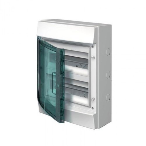 Щит накладний 24-мод. IP65 Mistral65 (750°) прозорі дверцята, (с клемным блоком)