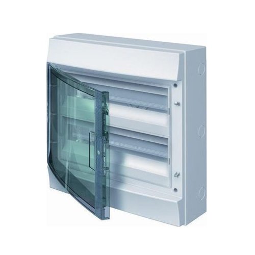 Щит накладний 36-мод. IP65 Mistral65 (750°) прозорі дверцята, (с клемным блоком)