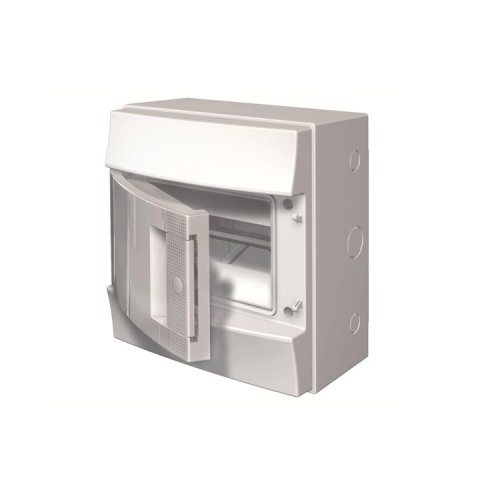 Щит накладной 8-мод. IP65 Mistral65 (750°) непрозрачная дверь, с клеммным блоком, 1SLM006501A1101
