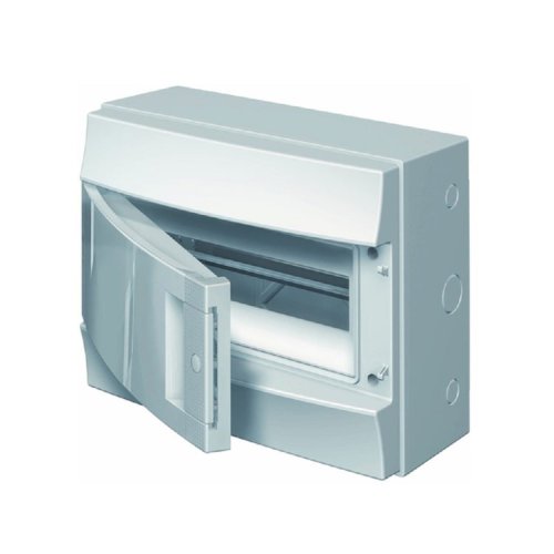 Щит накладний 12-мод. IP65 Mistral65 (750°) непрозорі дверцята, с клемным блоком