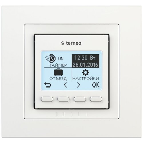 Терморегулятор Terneo pro unic білий