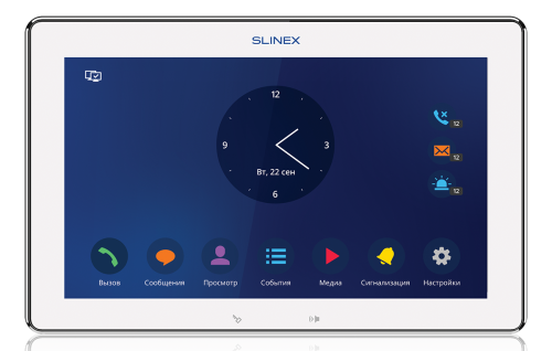 IP видеодомофон Slinex Mira (белый)