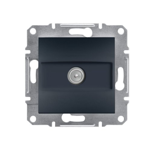 Розетка TV прохідна 4dB Schneider Asfora EPH3200271 антрацит