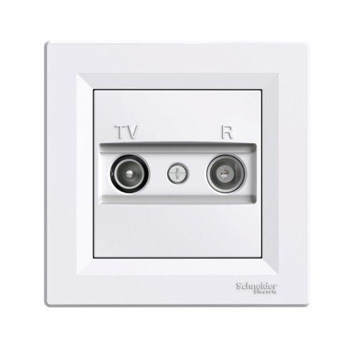 Розетка TV/R прохідна 4dB Schneider Asfora EPH3300221 білий