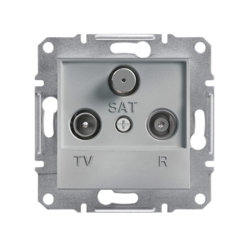 Розетка TV/R/SAT кінцева 1dB Schneider Asfora EPH3500161 алюміній