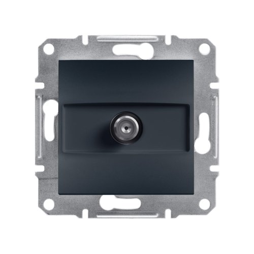 Розетка SAT кінцева 1dB Schneider Asfora EPH3700171 антрацит