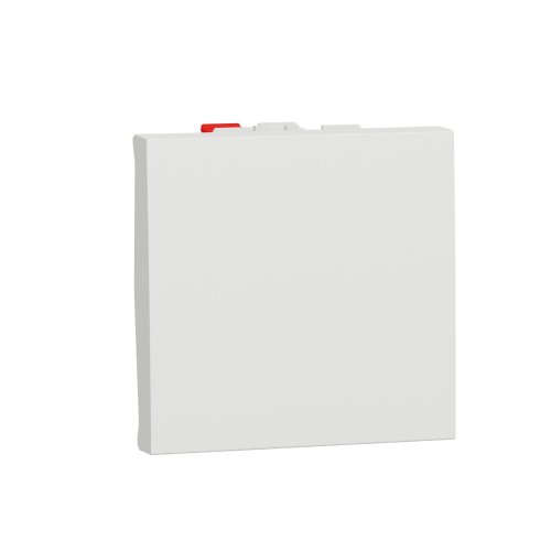 Выключатель 1-клавишный, кнопочный, сх. 1, 10 A, 2-мод., NU320618 UNICA NEW белый