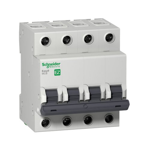 Автоматический выключатель 4Р, 63А, х-ка. С EZ9 Schneider Electric