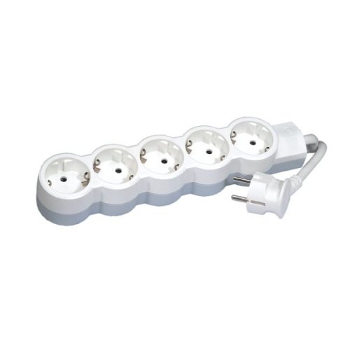 Подовжувач Legrand 5x2к+3, 1,5м, Стандарт, білий