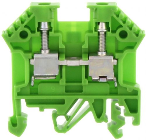 Клема гвинтова DIN RK 2,5-4 зелена Conta-Clip cc1001.1