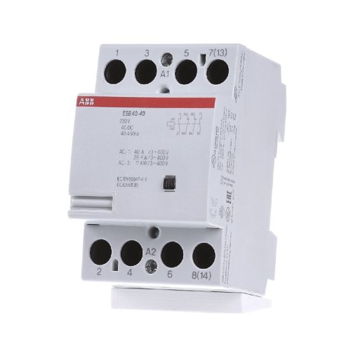 Контактор ESB40-22N-06, 40А, 4Р, 2НВ+2НЗ, 230V АC/DC, Abb 1SAE341111R0622