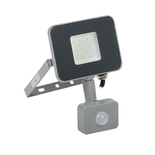 Прожектор СДО 07-10Д светодиодный серый с ДД IP54 ИЭК, LPDO702-10-K03