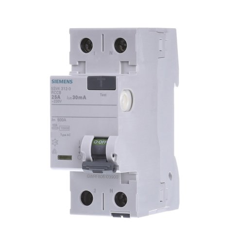 Диференційне реле Siemens АС 2P 40А/30МА 230В, 5SV4314-0