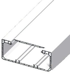 Короб парапетный Kopos PK 140*70 D HD бел