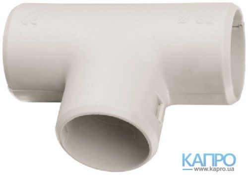 Тройник для труб відкр. IP40 іЕК TIG 32мм CTA10D-TIG32-K41-020