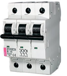 Выключатель автоматический 3-п ETI 10kA Etimat AC C 32А 2135719
