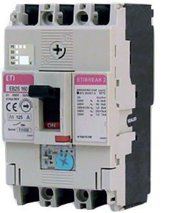 Вимикач автоматичний 3-п ETI 16kA регулир. ETIBREAK EB2S 160/3LA 125А 4671884