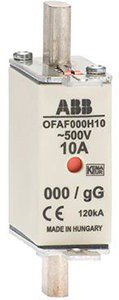Запобіжник габар.00 500V Abb OFAF00 H125 125A 1SCA022627R1630