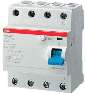 Диф.реле 4-п Abb F204 AC- 80/0,3А 2CSF204001R3800