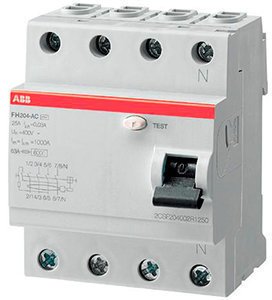 Диф.реле 4-п Abb FH204 AC-63/0,3А 2CSF204003R3630