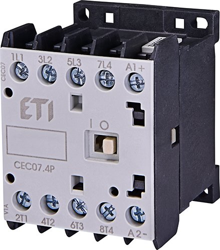 Миниконтактор 4-п 230V ETI AC CEC 07.4P (7А 4kW AC3) 4но 4641200
