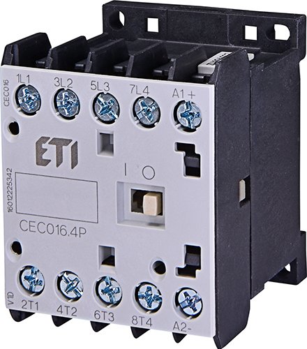Миниконтактор 4-п 230V ETI AC CEC 16.4P (16А 7,5kW AC3) 4но 4641203