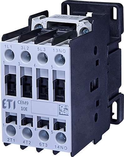 Контактор силовий 230V 3-п ETI AC CEM 09.10 (9А 4kW AC3) 4НВ 4642123