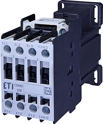 Контактор силовой 24V 3-п ETI DC CEM 09.10 (9А 4kW AC3) 4но 4642220
