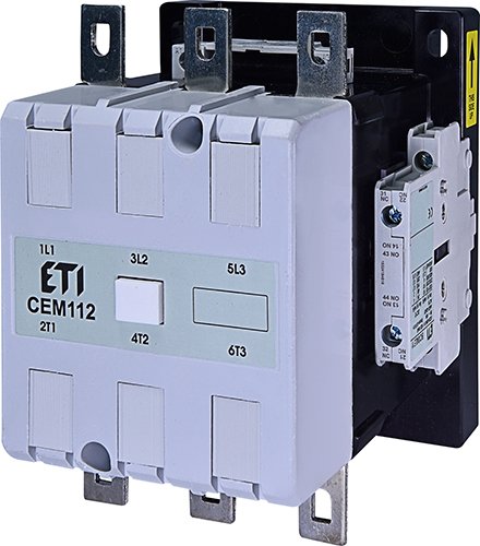 Контактор силовой 230V 3-п ETI AC CEM 112.22 (112А 55kW AC3) 3но 2но+2нз 4653143