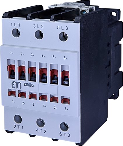 Контактор силовий 230V 3-п ETI AC CEM 95.00 (95А 45kW AC3) 3НВ 4651103