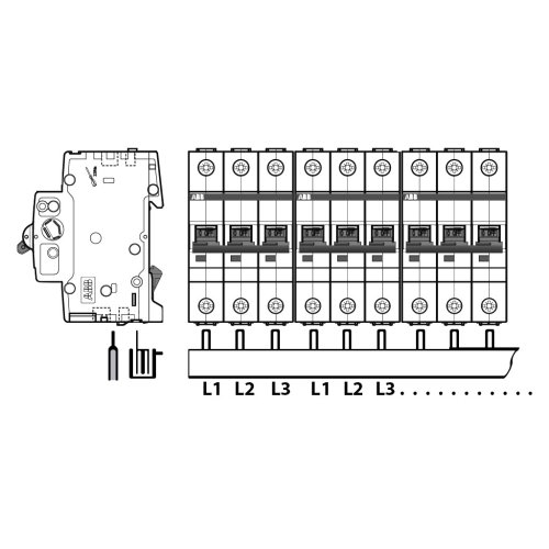 Выключатель автоматический 3-п Abb 6kA S203 D 32А 2CDS253001R0319