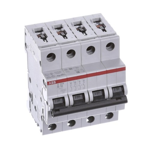 Выключатель автоматический 4-п Abb 6kA S204 C 100А 2CDS254001R0824