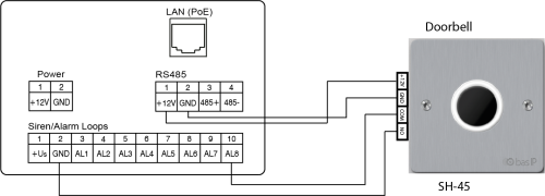 IP Видеодомофон AQ-07 GOLD Bas IP