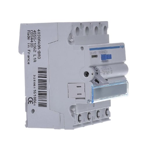 Диф.реле Hager CDS425D (QC 4P 25A 30mA A)