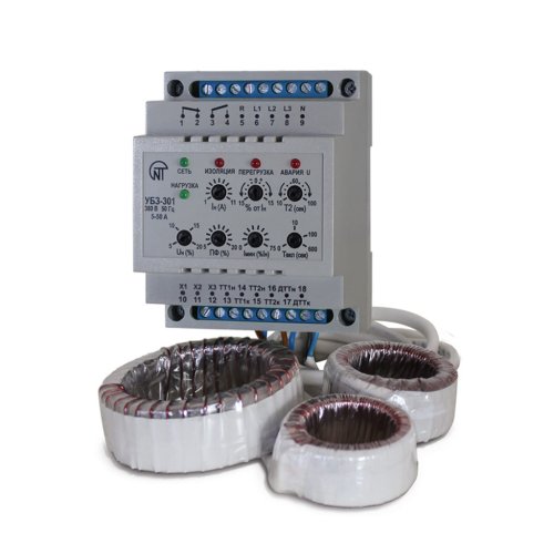 Универсальный блок защиты электродвгателей УБЗ-301 (5 - 50 А), Novatek Electro