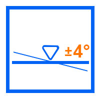 Самовыравнивающийся диапазон 4°
